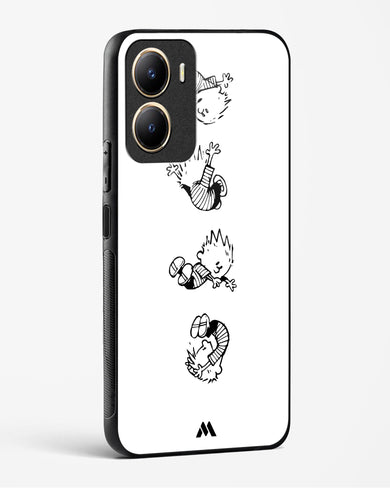 Calvin Hobbes Falling Glass Case Phone Cover-(Vivo)