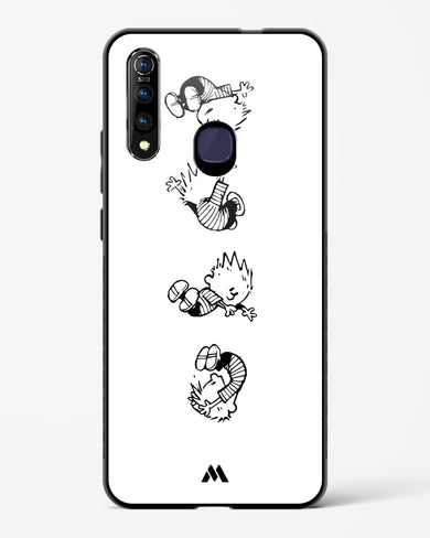 Calvin Hobbes Falling Glass Case Phone Cover-(Vivo)