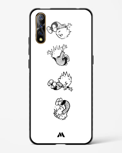 Calvin Hobbes Falling Glass Case Phone Cover-(Vivo)