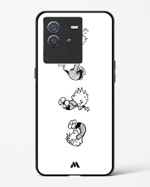 Calvin Hobbes Falling Glass Case Phone Cover-(Vivo)