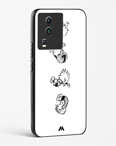 Calvin Hobbes Falling Glass Case Phone Cover-(Vivo)