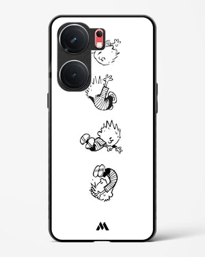 Calvin Hobbes Falling Glass Case Phone Cover (Vivo)