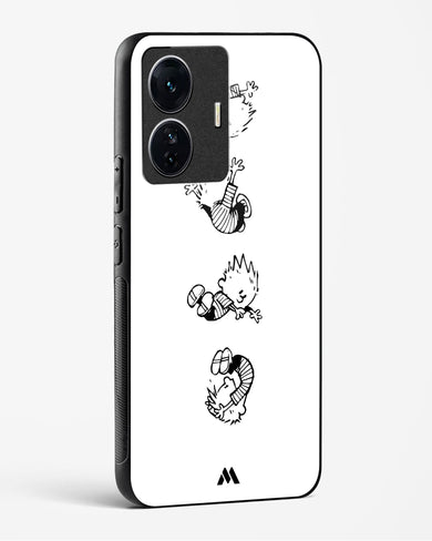 Calvin Hobbes Falling Glass Case Phone Cover (Vivo)