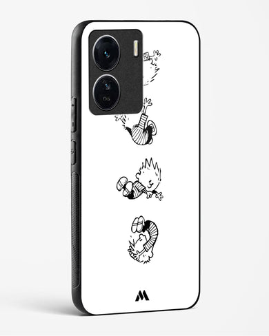 Calvin Hobbes Falling Glass Case Phone Cover-(Vivo)