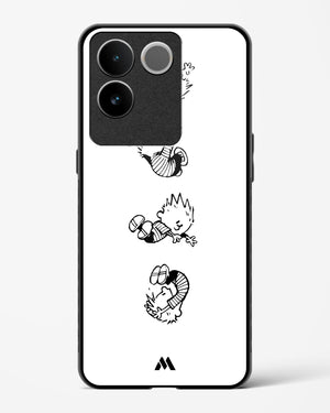 Calvin Hobbes Falling Glass Case Phone Cover (Vivo)