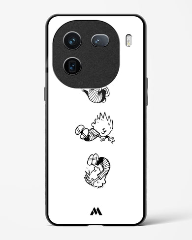 Calvin Hobbes Falling Glass Case Phone Cover-(Vivo)