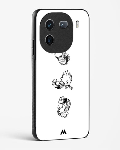 Calvin Hobbes Falling Glass Case Phone Cover-(Vivo)