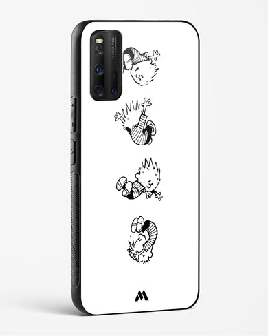 Calvin Hobbes Falling Glass Case Phone Cover-(Vivo)