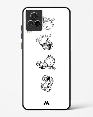 Calvin Hobbes Falling Glass Case Phone Cover-(Vivo)