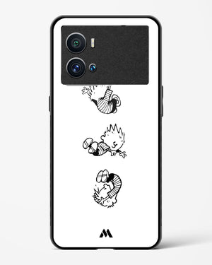 Calvin Hobbes Falling Glass Case Phone Cover-(Vivo)