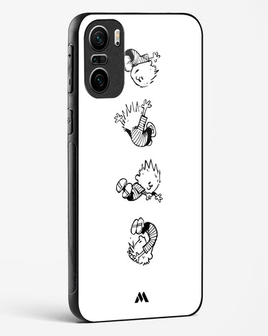 Calvin Hobbes Falling Glass Case Phone Cover-(Xiaomi)