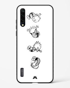 Calvin Hobbes Falling Glass Case Phone Cover-(Xiaomi)