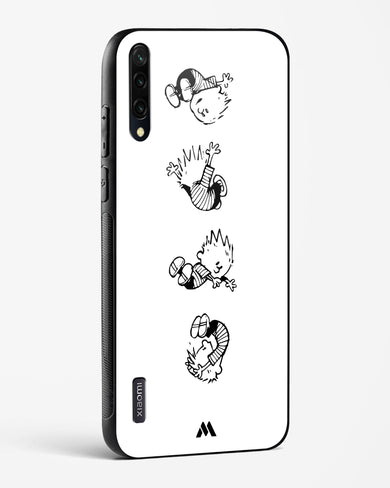 Calvin Hobbes Falling Glass Case Phone Cover-(Xiaomi)