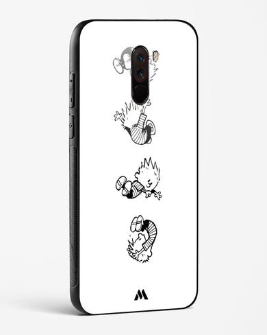 Calvin Hobbes Falling Glass Case Phone Cover-(Xiaomi)