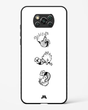 Calvin Hobbes Falling Glass Case Phone Cover-(Xiaomi)