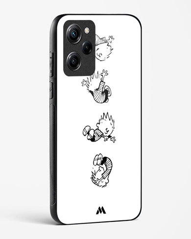 Calvin Hobbes Falling Glass Case Phone Cover-(Xiaomi)