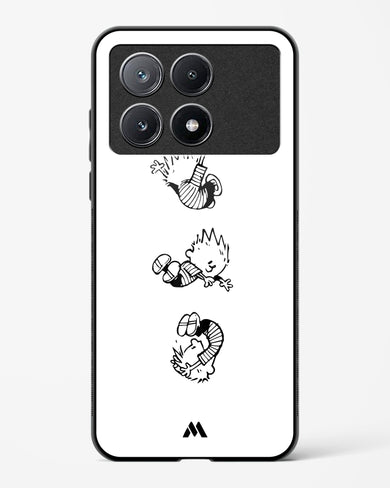 Calvin Hobbes Falling Glass Case Phone Cover-(Xiaomi)