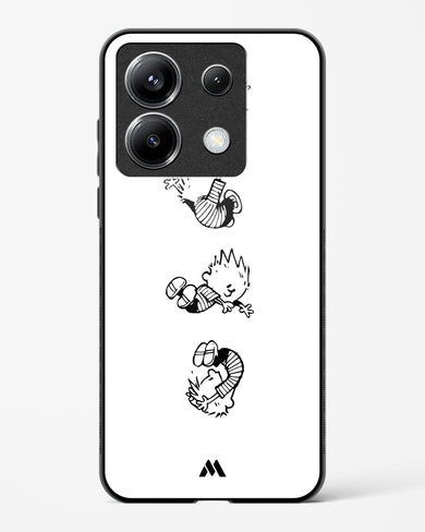 Calvin Hobbes Falling Glass Case Phone Cover-(Xiaomi)