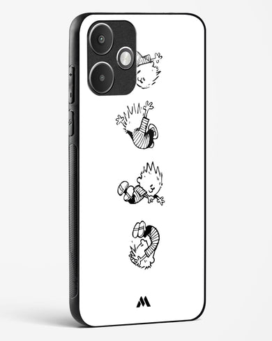 Calvin Hobbes Falling Glass Case Phone Cover (Xiaomi)