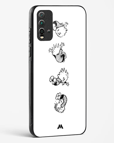 Calvin Hobbes Falling Glass Case Phone Cover-(Xiaomi)