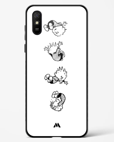 Calvin Hobbes Falling Glass Case Phone Cover-(Xiaomi)