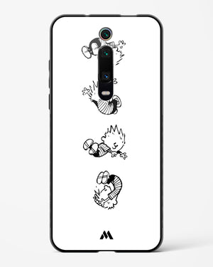 Calvin Hobbes Falling Glass Case Phone Cover-(Xiaomi)