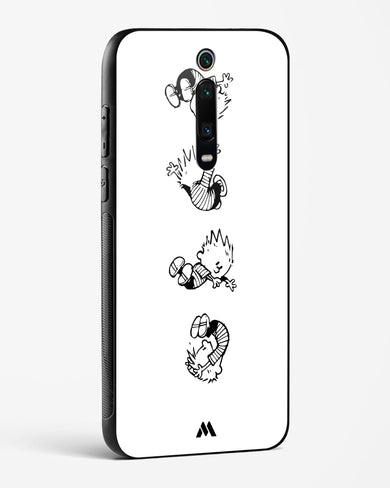 Calvin Hobbes Falling Glass Case Phone Cover-(Xiaomi)