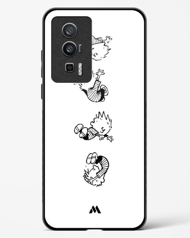 Calvin Hobbes Falling Glass Case Phone Cover-(Xiaomi)