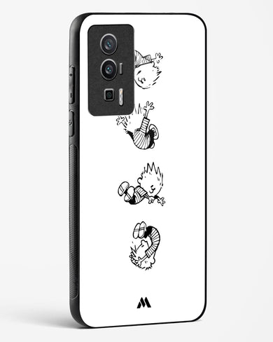 Calvin Hobbes Falling Glass Case Phone Cover-(Xiaomi)