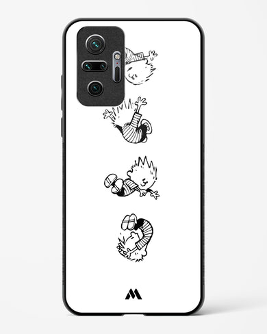 Calvin Hobbes Falling Glass Case Phone Cover-(Xiaomi)