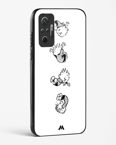 Calvin Hobbes Falling Glass Case Phone Cover (Xiaomi)