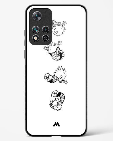 Calvin Hobbes Falling Glass Case Phone Cover-(Xiaomi)