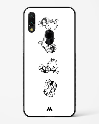 Calvin Hobbes Falling Glass Case Phone Cover-(Xiaomi)