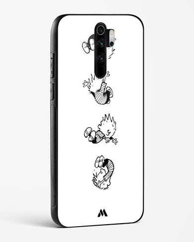 Calvin Hobbes Falling Glass Case Phone Cover-(Xiaomi)