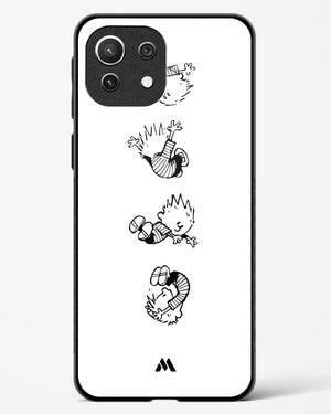 Calvin Hobbes Falling Glass Case Phone Cover-(Xiaomi)