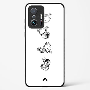 Calvin Hobbes Falling Glass Case Phone Cover-(Xiaomi)