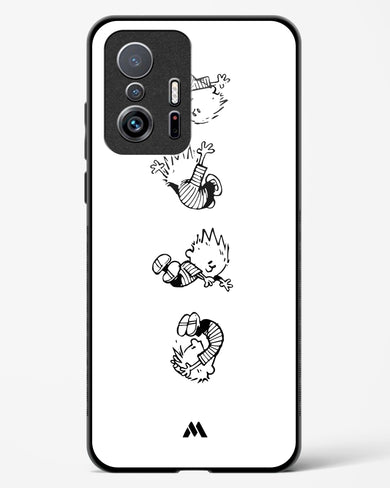 Calvin Hobbes Falling Glass Case Phone Cover-(Xiaomi)