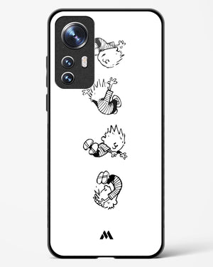 Calvin Hobbes Falling Glass Case Phone Cover-(Xiaomi)