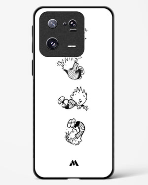 Calvin Hobbes Falling Glass Case Phone Cover-(Xiaomi)