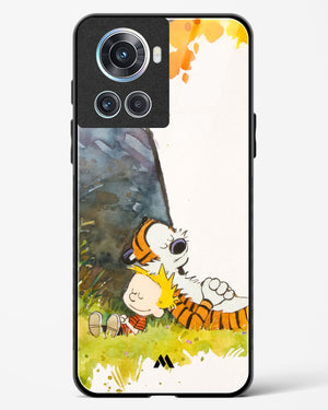Calvin Hobbes Under Tree Glass Case Phone Cover (OnePlus)