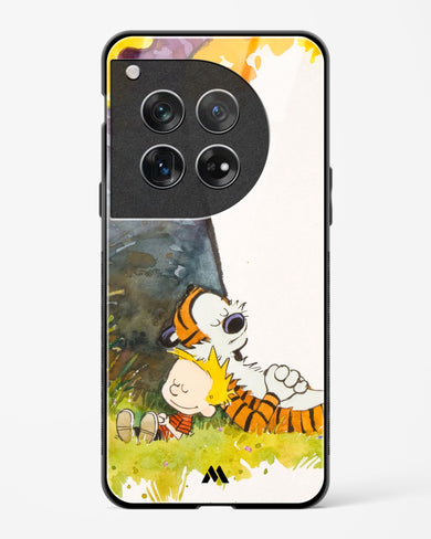 Calvin Hobbes Under Tree Glass Case Phone Cover (OnePlus)