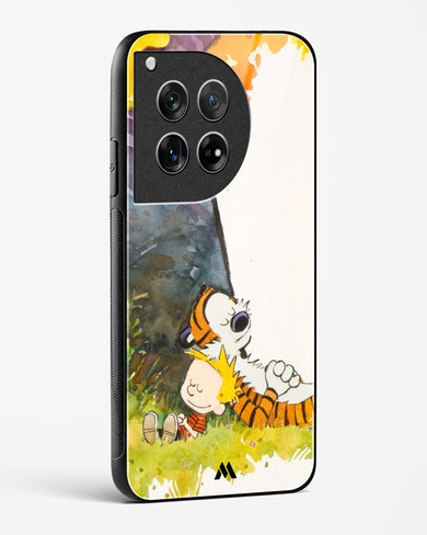 Calvin Hobbes Under Tree Glass Case Phone Cover (OnePlus)