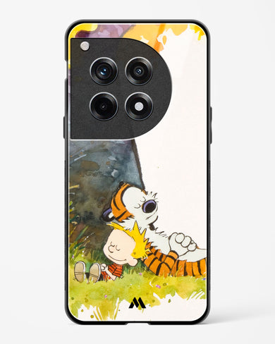 Calvin Hobbes Under Tree Glass Case Phone Cover (OnePlus)