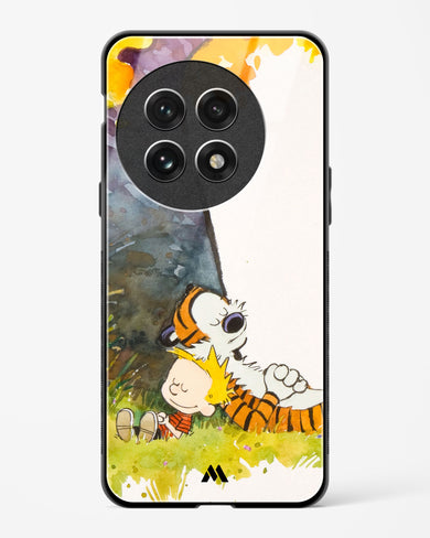 Calvin Hobbes Under Tree Glass Case Phone Cover (OnePlus)