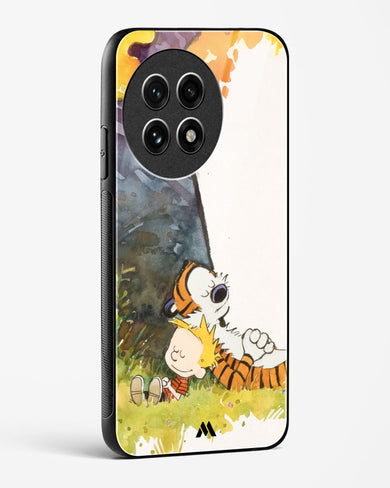 Calvin Hobbes Under Tree Glass Case Phone Cover (OnePlus)