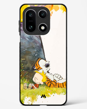 Calvin Hobbes Under Tree Glass Case Phone Cover (OnePlus)