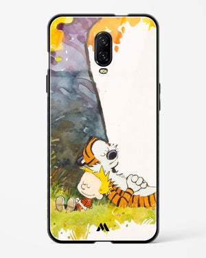 Calvin Hobbes Under Tree Glass Case Phone Cover (OnePlus)