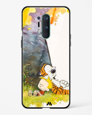 Calvin Hobbes Under Tree Glass Case Phone Cover (OnePlus)