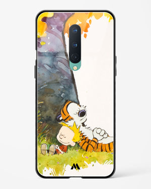 Calvin Hobbes Under Tree Glass Case Phone Cover (OnePlus)