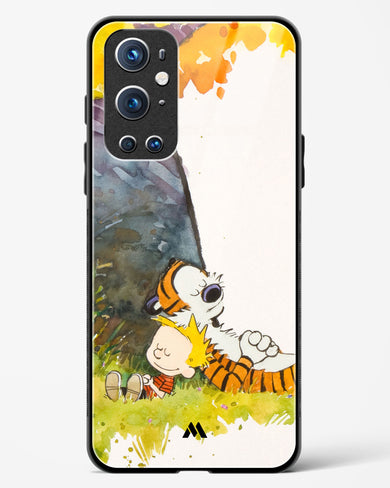 Calvin Hobbes Under Tree Glass Case Phone Cover (OnePlus)